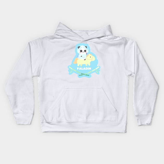 Paladin Kawaii Panda Kids Hoodie by FlutesLoot